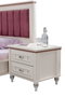 Hanah Home Ezgi Mesita de Noche Crema Claro